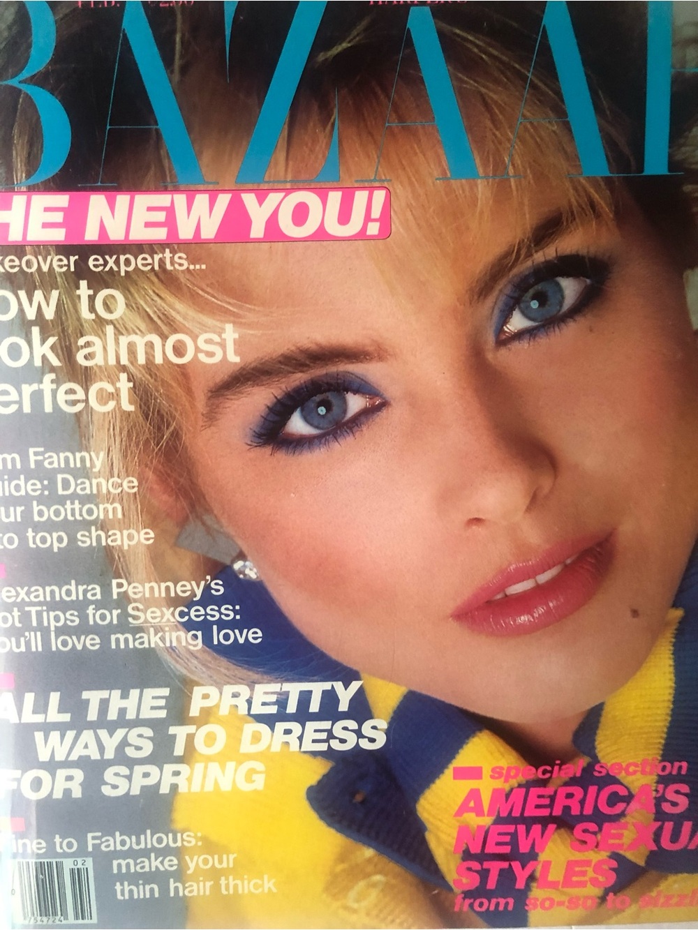 Harper's Bazaar February 1985 - Kim Alexis